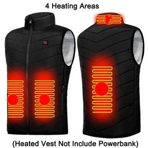 Heated Vest for Men and Women | 4 Heating Areas